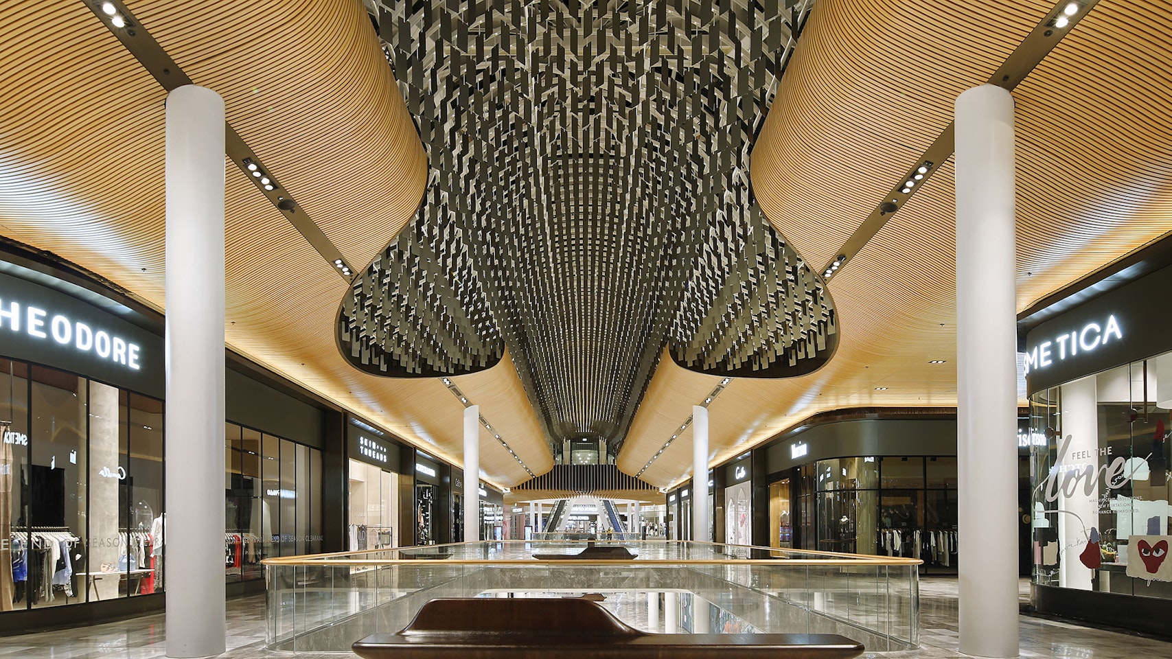 Multo versatile, compact LED strip in application, installed in Eastland Shopping Centre