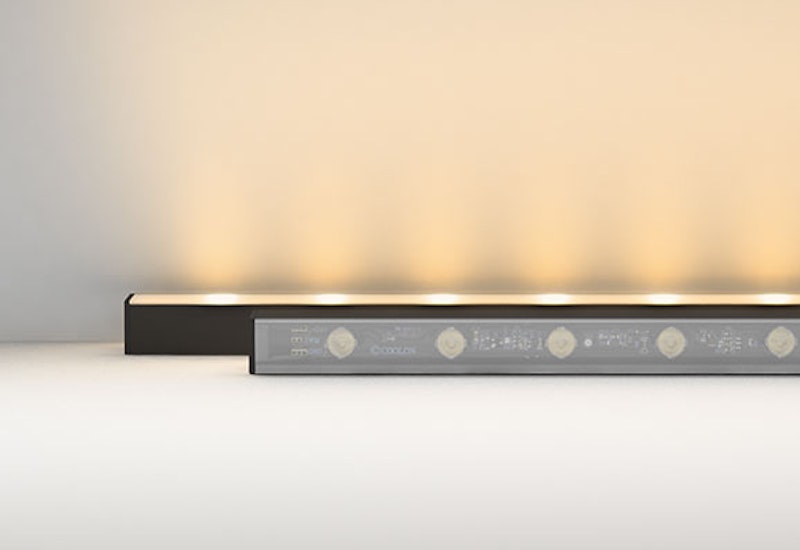 Ultra-compact LED strip with optical controlAn elegant strip with precision optics in a remarkably diminutive 17x17mm profile, Aduro X2 is as clever as it is compact - combining optical control, durability and excellent colour rendering.