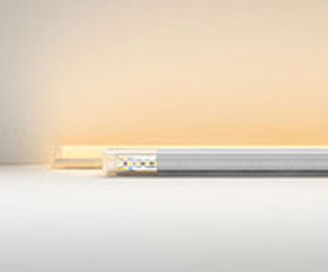 Multo H LED strip offers all the benefits of rigid strip technology but limits the length of the LED strip to under 3 metres - ideal for hotel rooms, cupboards, closets, joinery, kitchens, under the bench and seating applications.