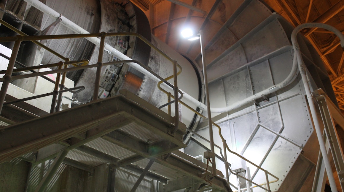 Coolon DLKs are installed on a cement manufacturing plant in Munster. 
