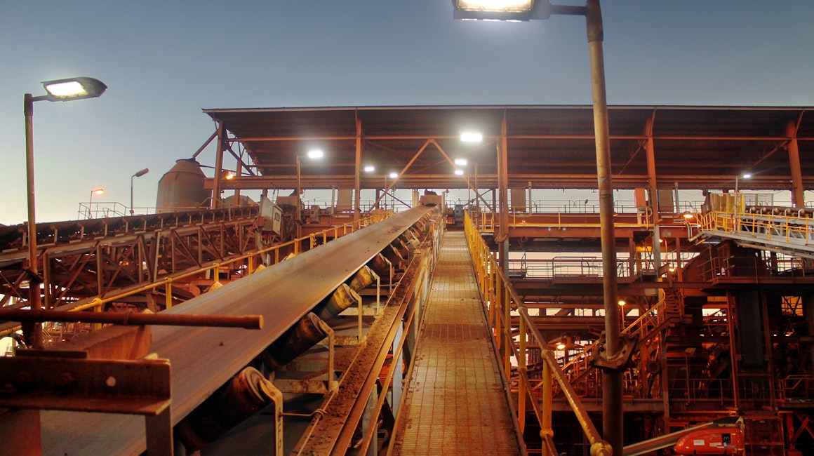 Coolon DLKs light up a major conveyor belt on a port facility near Karratha.