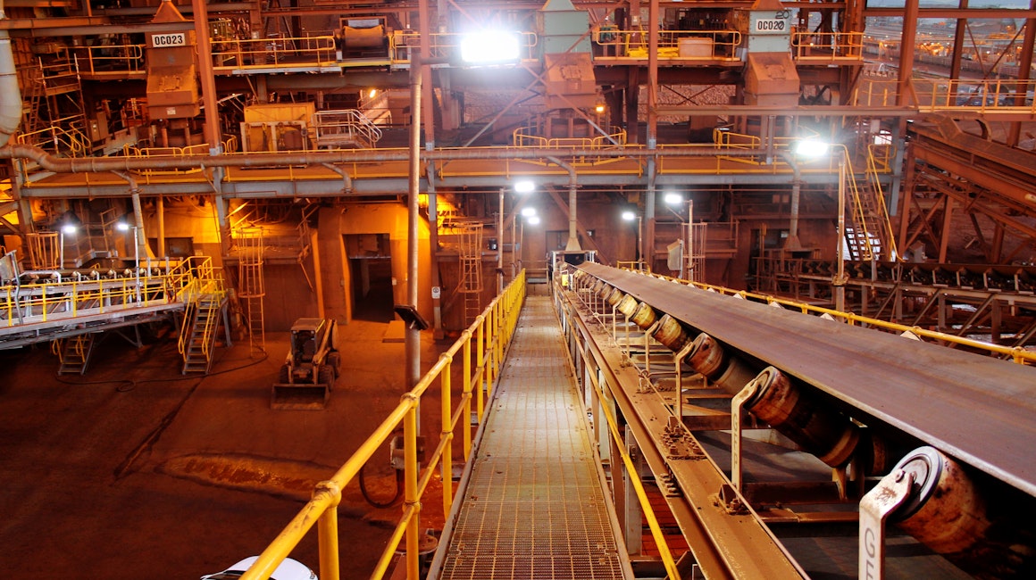 Coolon DLKs light up a major conveyor belt on a port facility near Karratha.