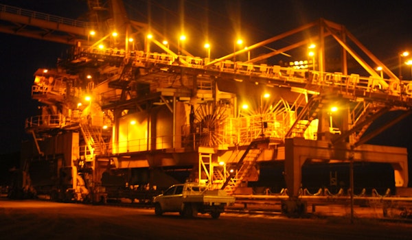 Port Facilities on an Iron Ore Mine in Coastal Pilbara