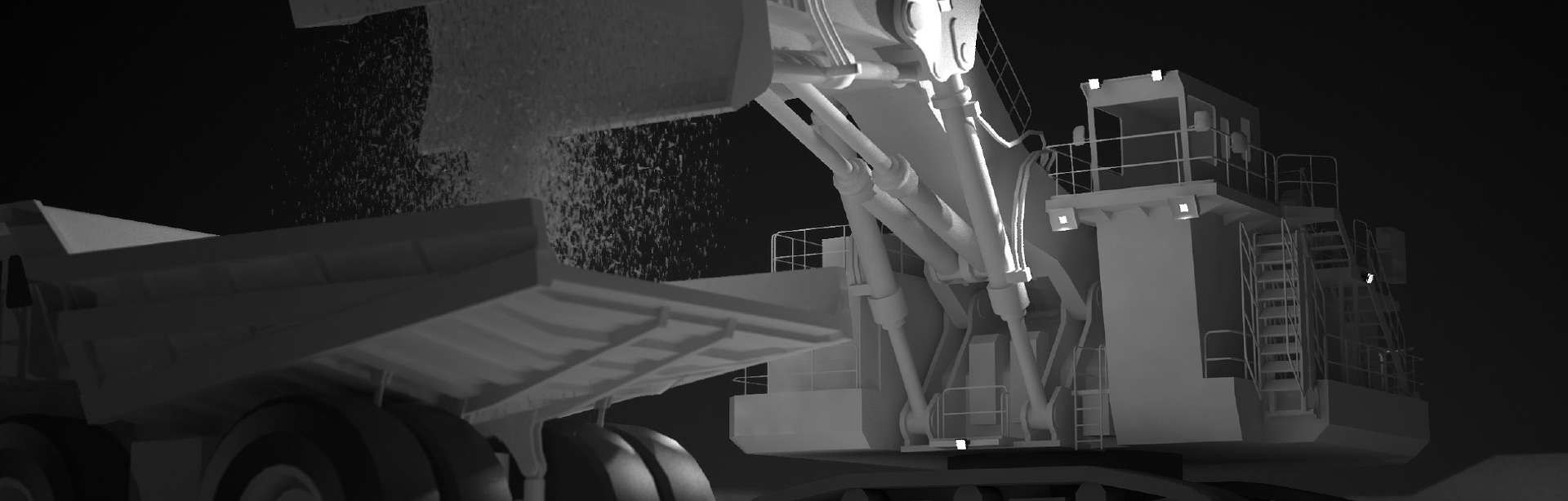 This Lighting Design Simulation Report highlights how the light output of a Hitachi EX8000 hydraulic mining excavator can be drastically improved with a CP24 LED Floodlight. 