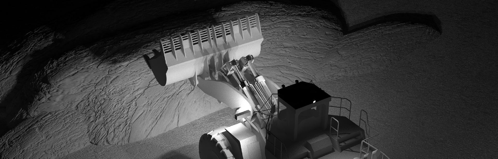 We made this Lighting Design Simulation Report to illustrate how the CP9 LED Floodlight improves the light output of a Komatsu WA1200  wheel loader.