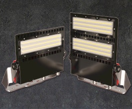 Butch LED mining Floodlight in application, installed on a mining/industrial site