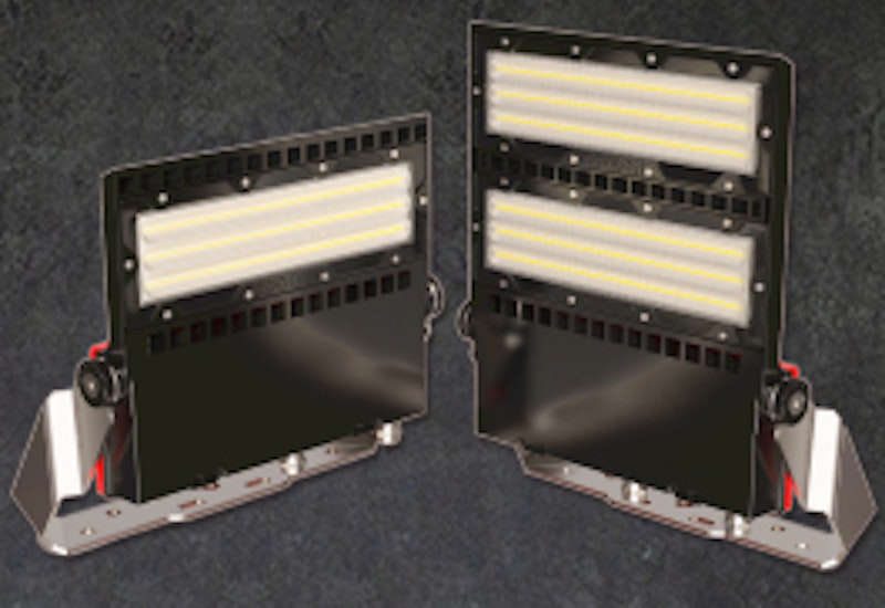 Butch LED mining Floodlight in application, installed on a mining/industrial site